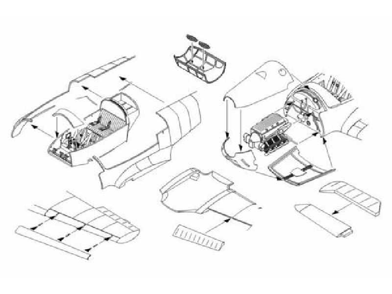 Bf 108 Taifun Detail Set - zdjęcie 1
