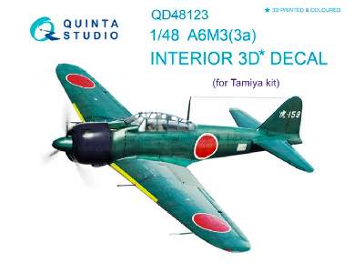 A6m3 3d-printed And Coloured Interior On Decal Paper - zdjęcie 1