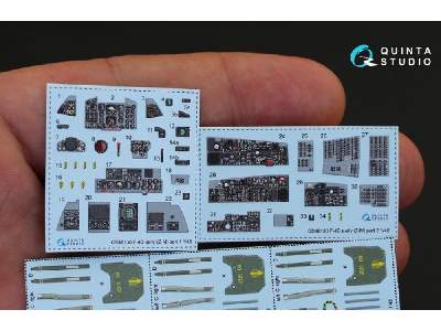 F-4d Early 3d-printed And Coloured Interior On Decal Paper - zdjęcie 3