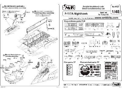 F-117A Nigthawk Detail Set (Tamiya) - zdjęcie 2