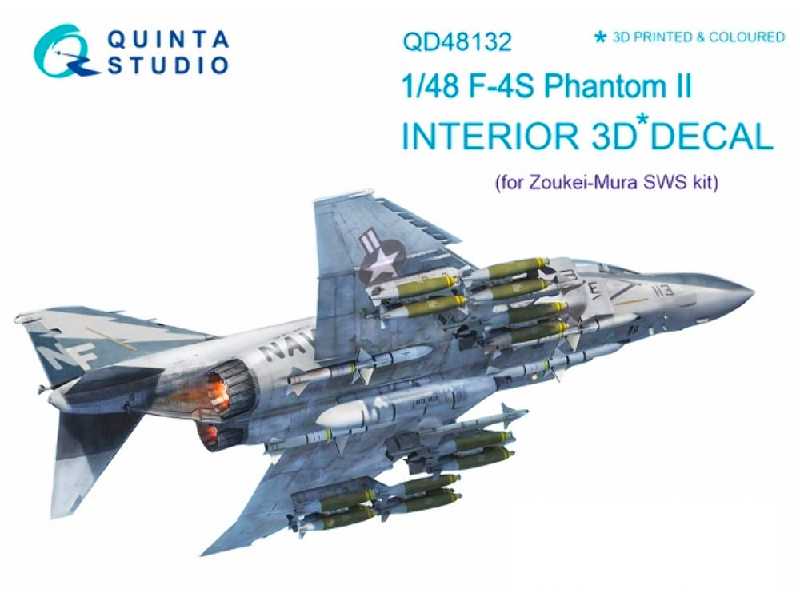 F-4s 3d-printed And Coloured Interior On Decal Paper - zdjęcie 1