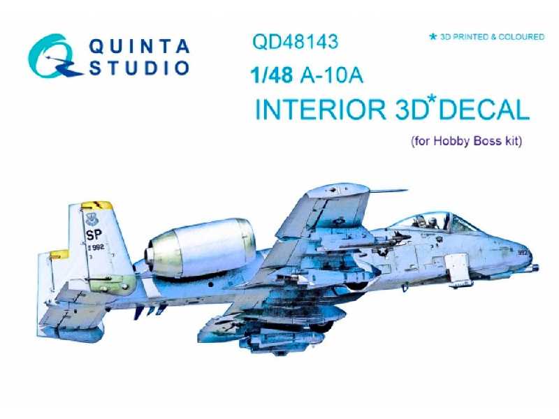 A-10a 3d-printed And Coloured Interior On Decal Paper - zdjęcie 1 A-10a 3d-printed And Coloured Interior On Decal Paper - zdjęcie 1