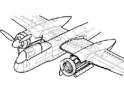 He 219 Uhu Engine Set - zdjęcie 1