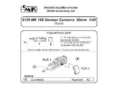 MK 108 German cannons 30mm - zdjęcie 2