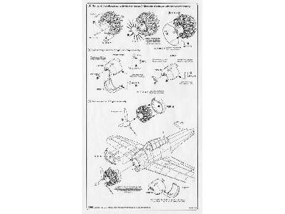 A6M5/A6M5c Engine Set for Hasegawa - zdjęcie 4