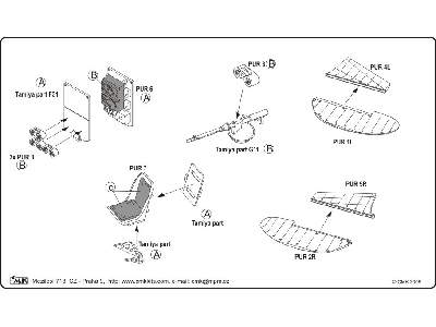 Fi 156 Storch Detail Set for Tamiya - zdjęcie 3