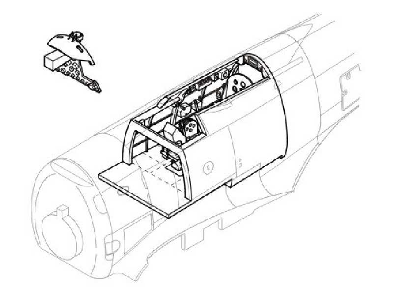 Ki-84 Hayate interior set - zdjęcie 1