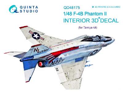 F-4b 3d-printed And Coloured Interior On Decal Paper - zdjęcie 1