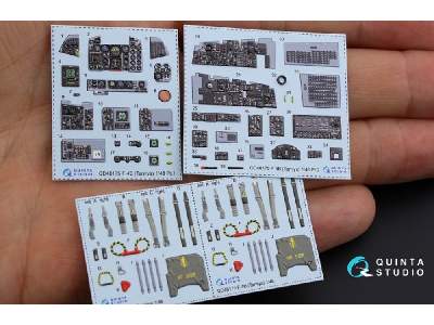 F-4b 3d-printed And Coloured Interior On Decal Paper - zdjęcie 2
