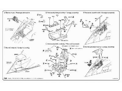 F-117A Nighthawk interior set for Tamiya - zdjęcie 3