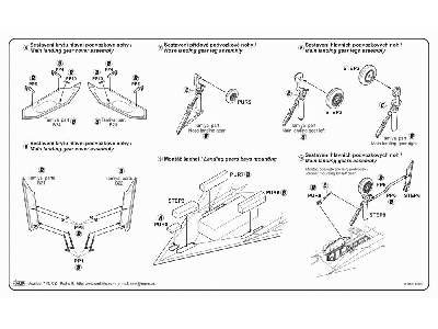 F-117A Nighthawk undercarriage set for T - zdjęcie 3