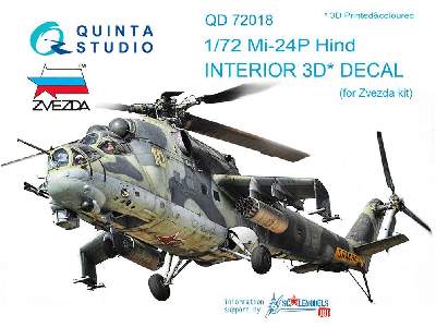 Mi-24p 3d-printed & Coloured Interior On Decal Paper - zdjęcie 1
