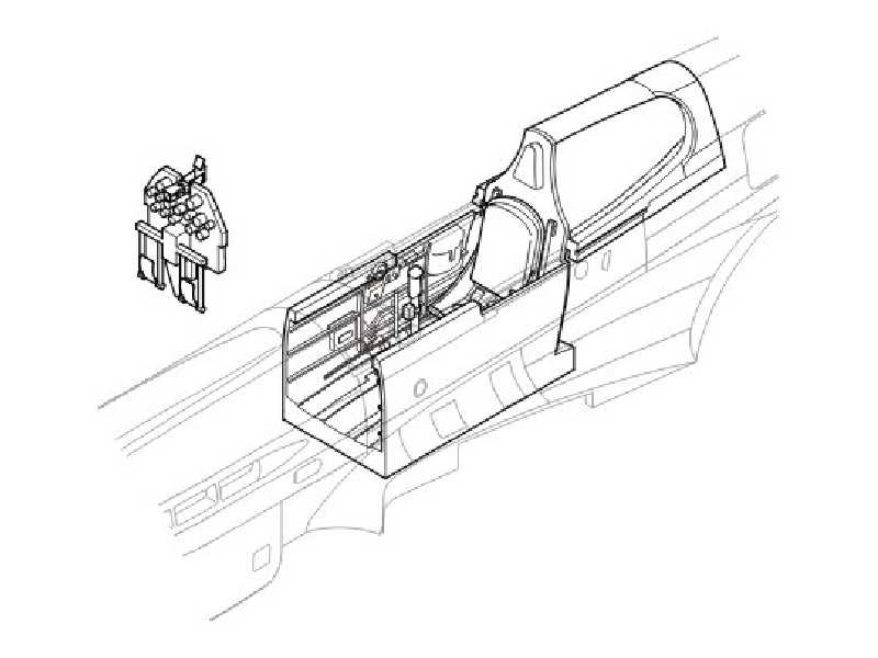 P-40 E Interior - zdjęcie 1 P-40 E Interior - zdjęcie 1