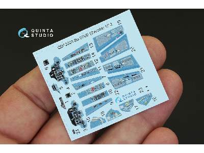 Su-27ub 3d-printed & Coloured Interior On Decal Paper - zdjęcie 11