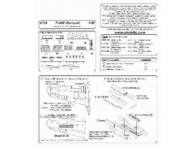 P-40 E Armament set - zdjęcie 2