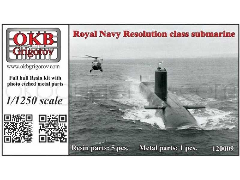 Royal Navy Resolution Class Submarine - zdjęcie 1 Royal Navy Resolution Class Submarine - zdjęcie 1