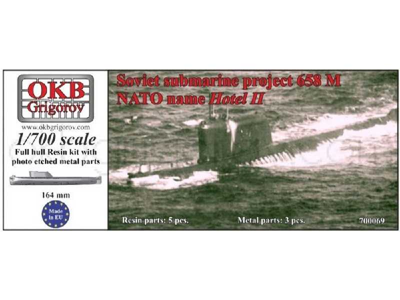 Soviet Submarine Project 658 M (Nato Name Hotel Ii) - zdjęcie 1 Soviet Submarine Project 658 M (Nato Name Hotel Ii) - zdjęcie 1