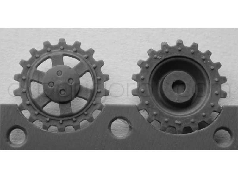 Sprockets For Pz.V Panther, 18 Tooth Type 1 (8 Per Set) - zdjęcie 1 Sprockets For Pz.V Panther, 18 Tooth Type 1 (8 Per Set) - zdjęcie 1