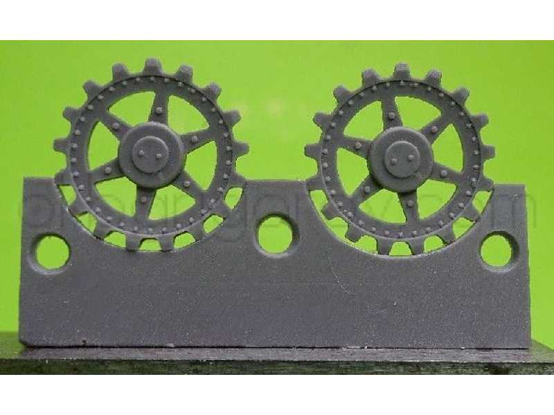 Sprockets For Pz.V Panther, 17 Tooth Type 3 (8 Per Set) - zdjęcie 1 Sprockets For Pz.V Panther, 17 Tooth Type 3 (8 Per Set) - zdjęcie 1