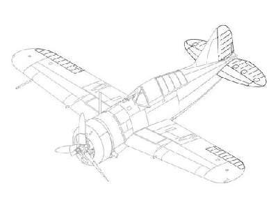 Buffalo F2A-1/2/3 - Control Surfaces - zdjęcie 1