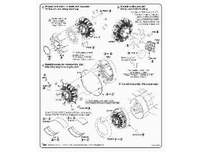 F2A-1/2/3 Buffalo engine set - zdjęcie 3