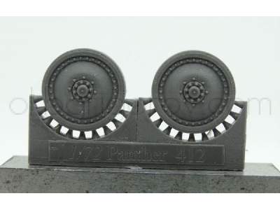 Wheels For Pz.V Panther, With 16 Bolts And 16 Rivets - zdjęcie 4