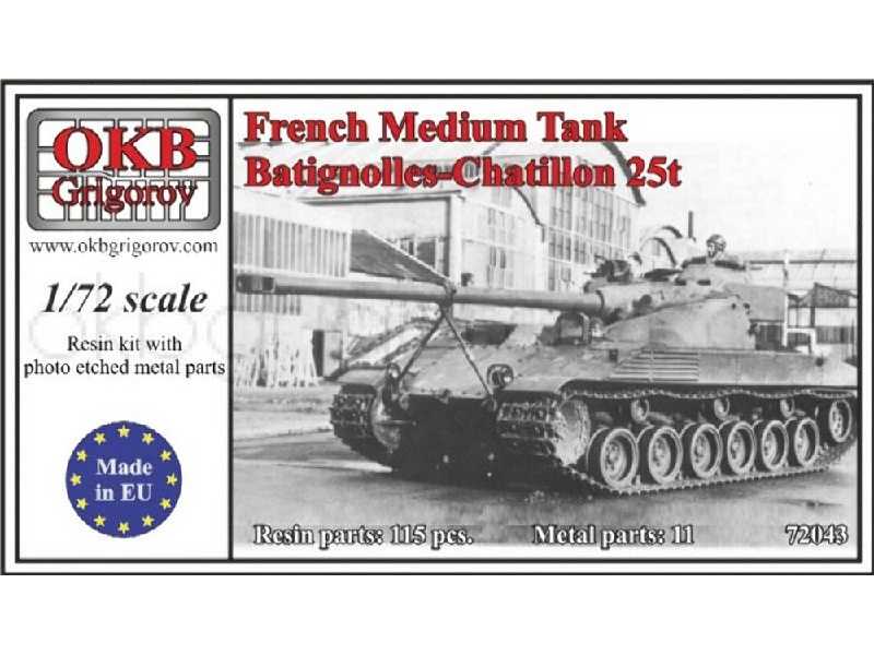 French Medium Tank Batignolles-chatillon 25t - zdjęcie 1 French Medium Tank Batignolles-chatillon 25t - zdjęcie 1