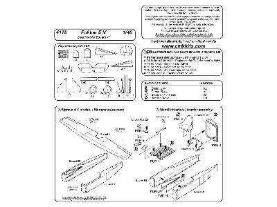Fokker E.V detail set - zdjęcie 2