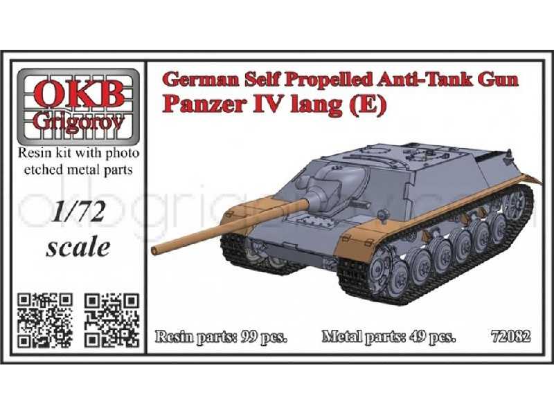German Self Propelled Anti-tank Gun Panzer Iv Lang (E) - zdjęcie 1 German Self Propelled Anti-tank Gun Panzer Iv Lang (E) - zdjęcie 1