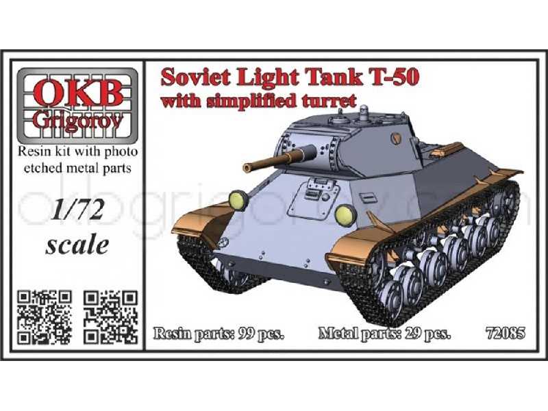 Soviet Light Tank T-50, With Simplified Turret - zdjęcie 1 Soviet Light Tank T-50, With Simplified Turret - zdjęcie 1