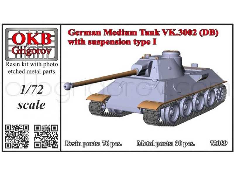 German Medium Tank Vk.3002 (Db) With Suspension Type I - zdjęcie 1 German Medium Tank Vk.3002 (Db) With Suspension Type I - zdjęcie 1