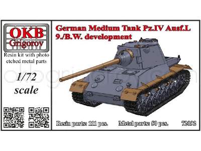 German Medium Tank Pz.Iv Ausf.L, 9./B.W. Development - zdjęcie 1