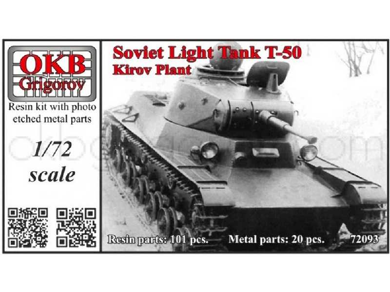 Soviet Light Tank T-50, Kirov Plant - zdjęcie 1 Soviet Light Tank T-50, Kirov Plant - zdjęcie 1