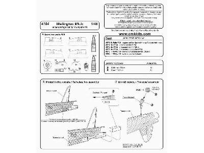 Wellington Mk.Ic undercarriage set (TRU) - zdjęcie 2