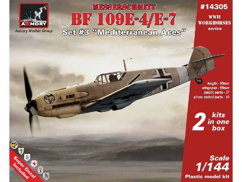 Messerschmitt Bf 109e Mediterranean To Aces - zdjęcie 1