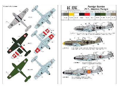 Messerschmitt Bf 109e Foreign Service Aces, Pt.1 - Spain, Switzeland, Yugoslavia, Serbia - zdjęcie 3