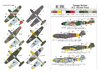 Messerschmitt Bf 109e Foreign Service Aces, Pt.2 - Hungary, Slovakia, Bulgaria, Romania, - zdjęcie 3