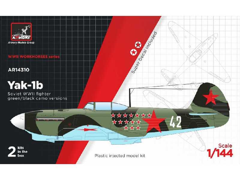 Yakovlev Yak-1b (2 Kits In The Box) - zdjęcie 1 Yakovlev Yak-1b (2 Kits In The Box) - zdjęcie 1