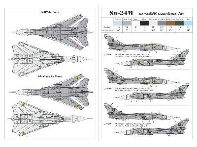 Sukhoj Su-24m Fencer In Ex-ussr Countries Service: Ussr, Ukraine, Belarus' - zdjęcie 7