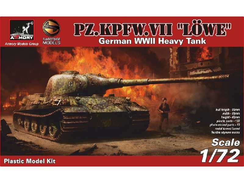Pz.Vii Löwe - German Wwii Prototype Tank - zdjęcie 1 Pz.Vii Löwe - German Wwii Prototype Tank - zdjęcie 1