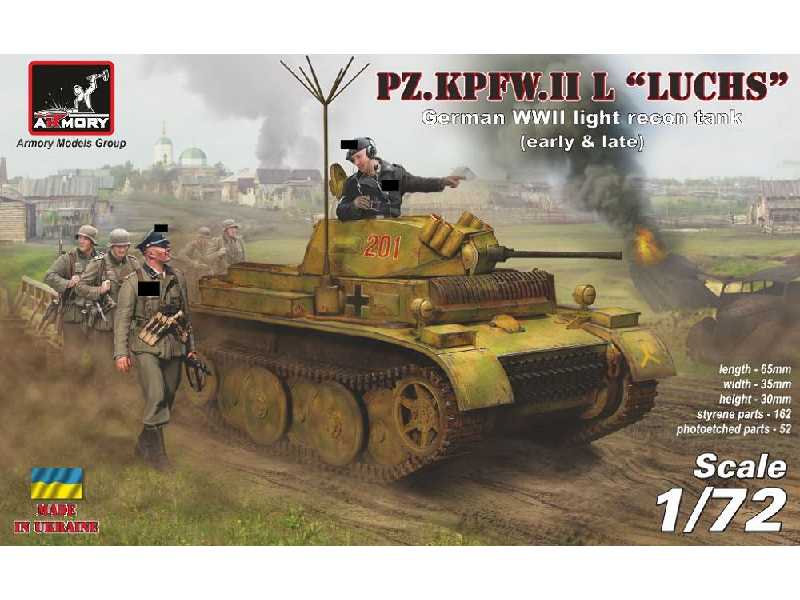Pz.Kpfw.Ii Ausf.L Luchs, German Wwii Light Recon Tank - zdjęcie 1 Pz.Kpfw.Ii Ausf.L Luchs, German Wwii Light Recon Tank - zdjęcie 1