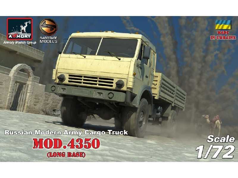 Russian Modern Army Cargo Truck Mod. 4350 (Long Base) - zdjęcie 1 Russian Modern Army Cargo Truck Mod. 4350 (Long Base) - zdjęcie 1