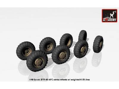 Btr-60 Apc Soviet Armored Carrier Wheels Set - zdjęcie 1