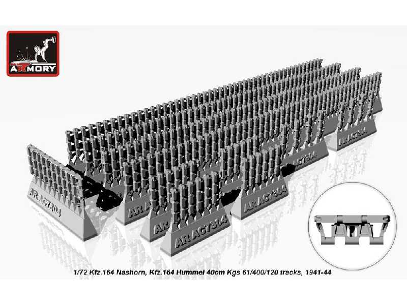 Kfz.164 Nashorn, Kfz.164 Hummel 40cm Kgs 61/400/120 Tracks, 1941-44 - zdjęcie 1 Kfz.164 Nashorn, Kfz.164 Hummel 40cm Kgs 61/400/120 Tracks, 1941-44 - zdjęcie 1