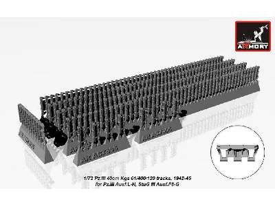 Pz.Iii 40cm Kgs 61/400/120 Tracks, 1942-45 - zdjęcie 1