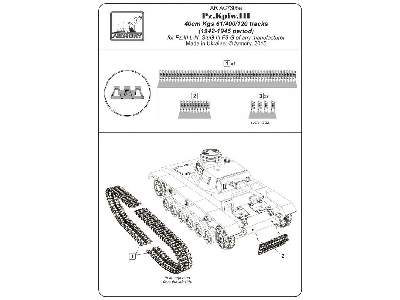 Pz.Iii 40cm Kgs 61/400/120 Tracks, 1942-45 - zdjęcie 2