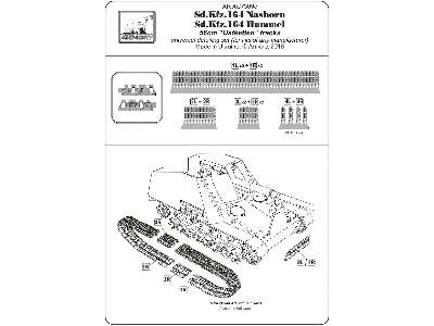 Kfz.164 Nashorn, Kfz.164 Hummel 56cm Ostketten Tracks - zdjęcie 2