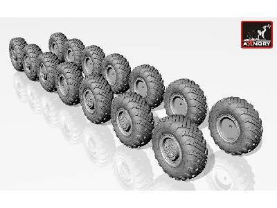 Ss-25 Topol (Sickle) Mobile Launcher Wheels W/ Vi-178au Tires & Late Hub - zdjęcie 6