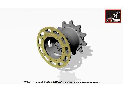 M1 Abrams Series Early Type Tracks, W/ Drive Wheels - zdjęcie 4