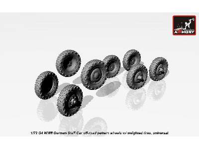 Mercedes G4 Wheels With Weighted Tires, Off-road Pattern - zdjęcie 2